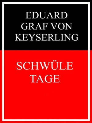 cover image of Schwüle Tage